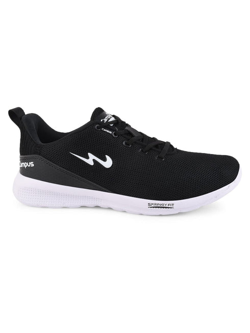 CRUNCH Black Men's Running Shoes